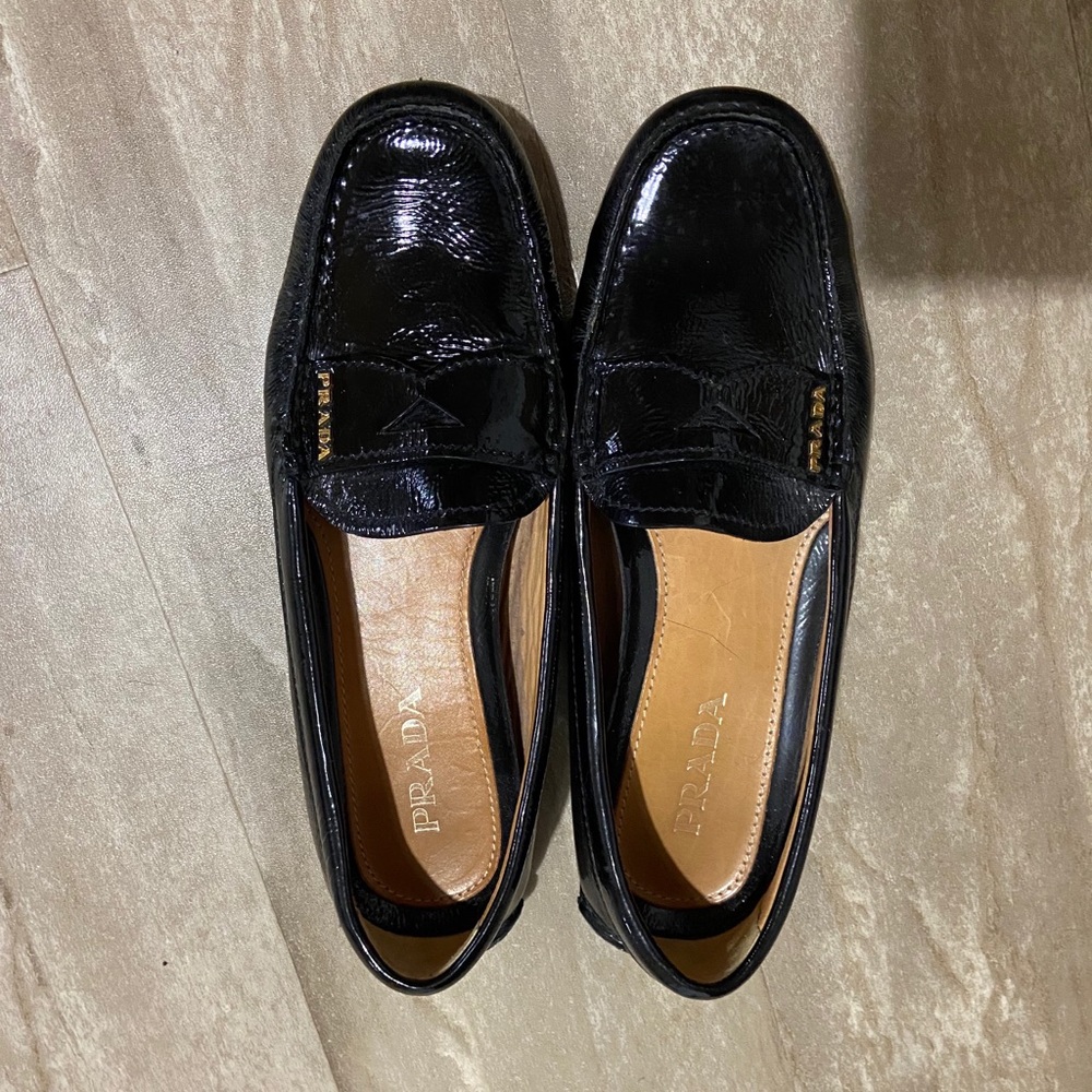 Black PRADA Flats / Loafers
